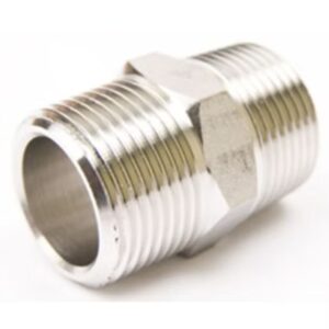 Hex Nipple, Stainless Steel, Male Thread (1.4404  AISI 316L)