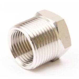 Stainless steel bushing with male and female thread